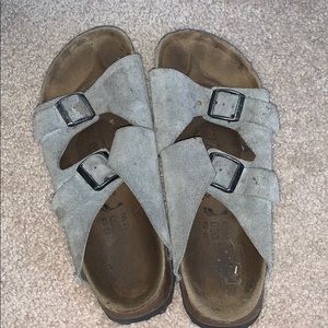 Grey Arizona Suede Birkenstock’s